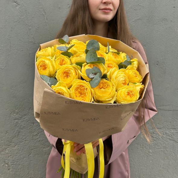 Букет «Каталина с эвкалиптом» 25 шт