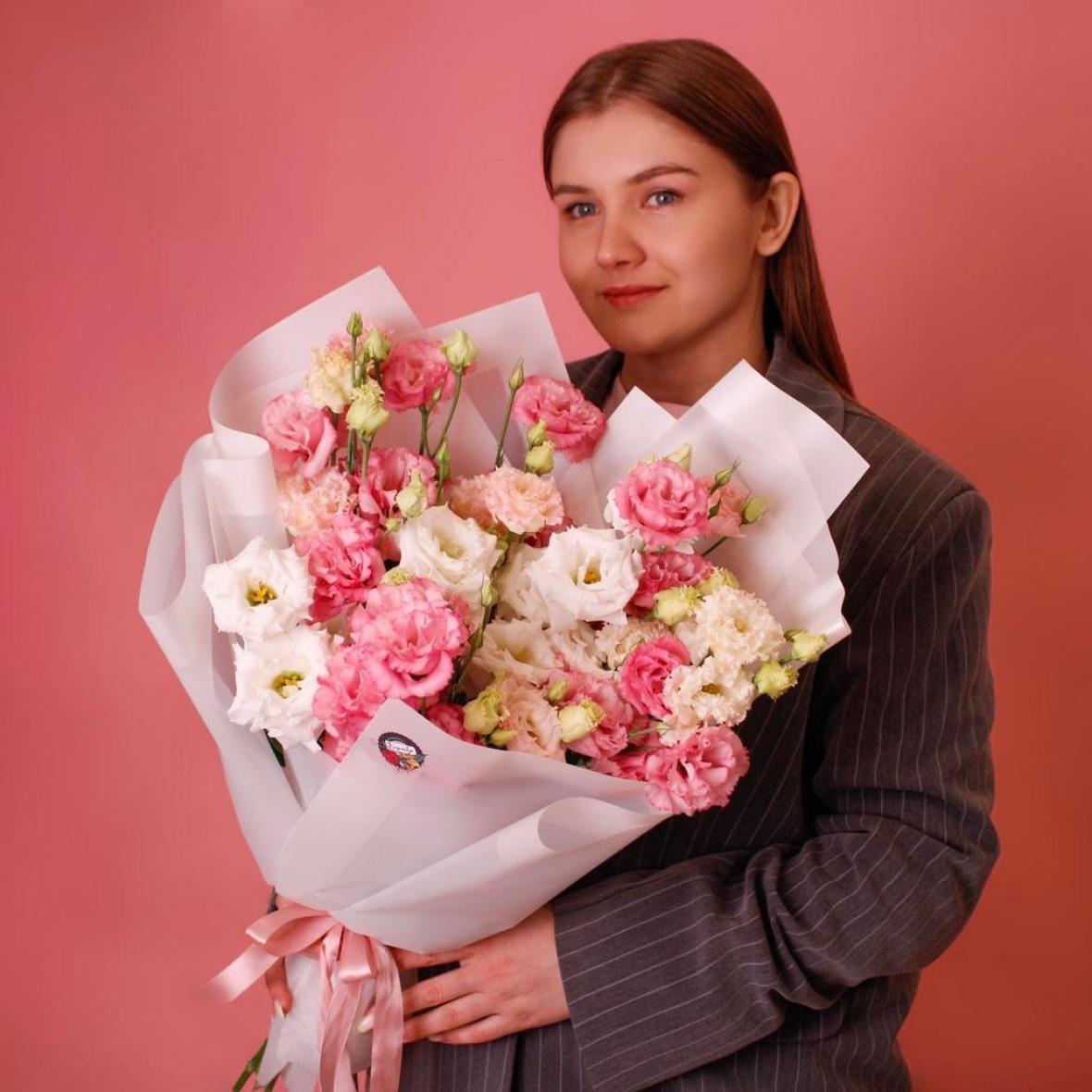 Махровая эустома, 15 шт