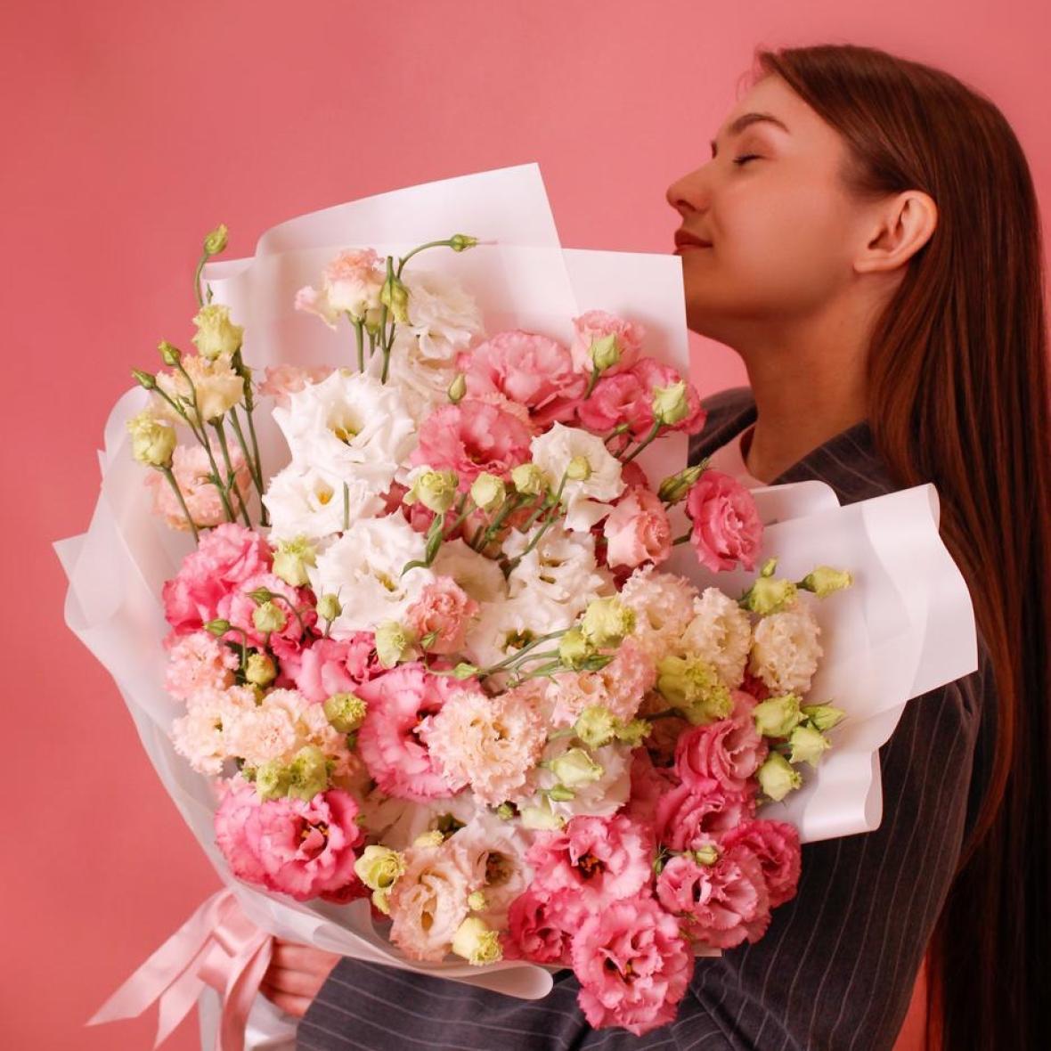 Махровая эустома, 25 шт