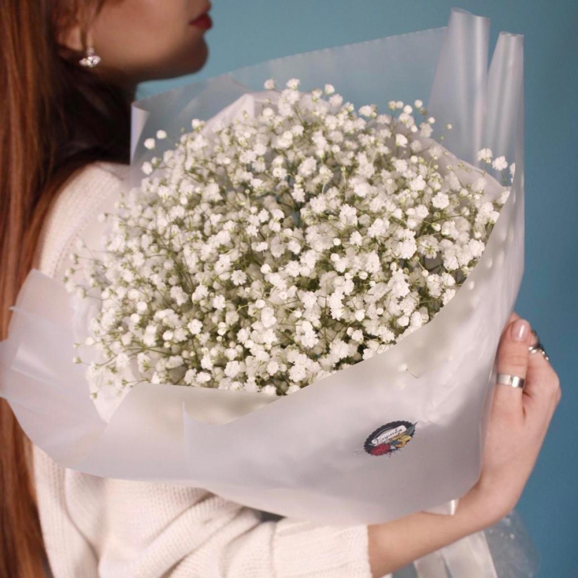 Белая гипсофила, 7 шт