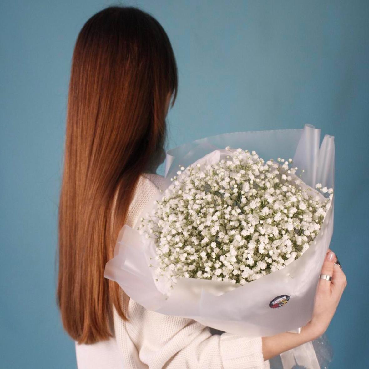 Белая гипсофила, 7 шт