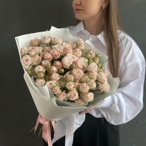 Букет «Кремовый бомбастик» 15 шт
