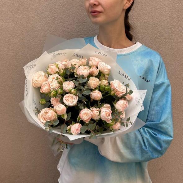 Букет «Бомбастик с эвкалиптом»