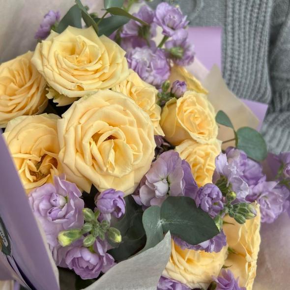 Букет «Lavender cream»